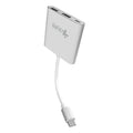Hub 3 en 1 Stylos USB C a HDMI + USB 3.0 + USB C con Caja Gris