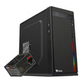 Gabinete Oficina Secai Micro Tower Stylos 2xUSB 1.0+1xUSB 3.0+puerto 3.5mm RGB con fuente de poder 550W