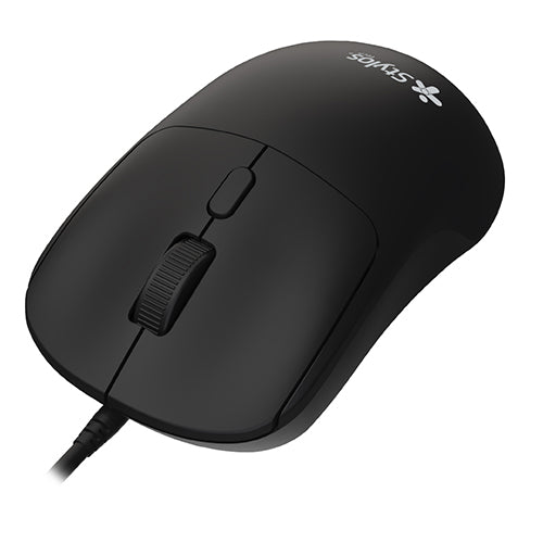 Mouse Alambrico Stylos 1,600 DPI Conexion USB 1.15m Negro