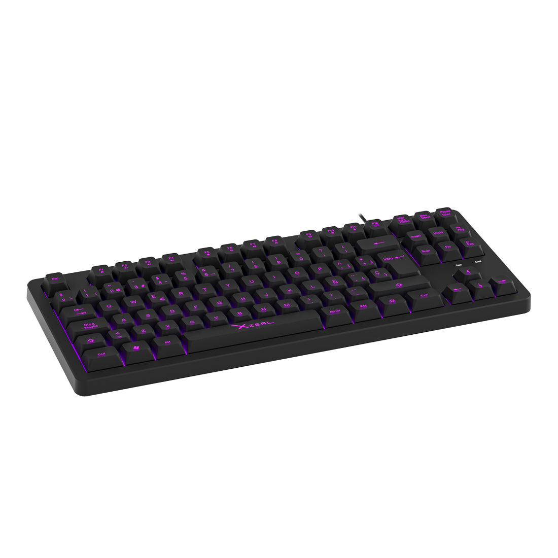 Teclado Gamer Alámbrico Retoiluminado Negro