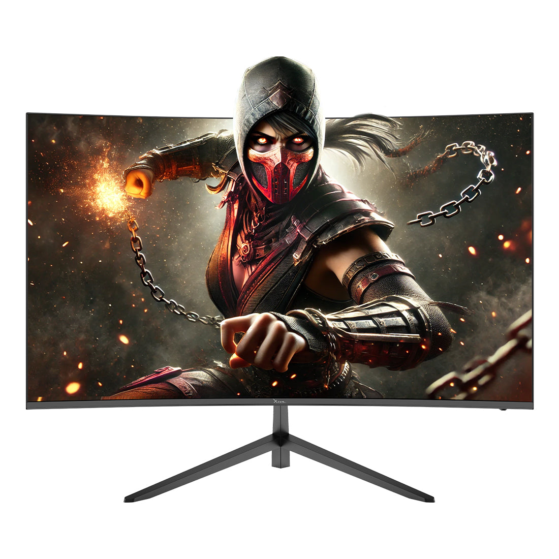Monitor 27" 100Hz VA FHD Curvo Negro