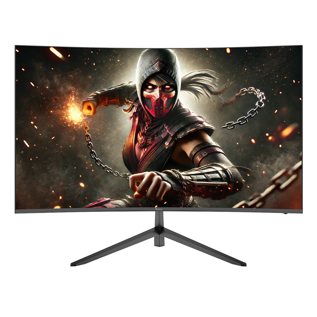 Monitor 27" 100Hz VA FHD Curvo Negro