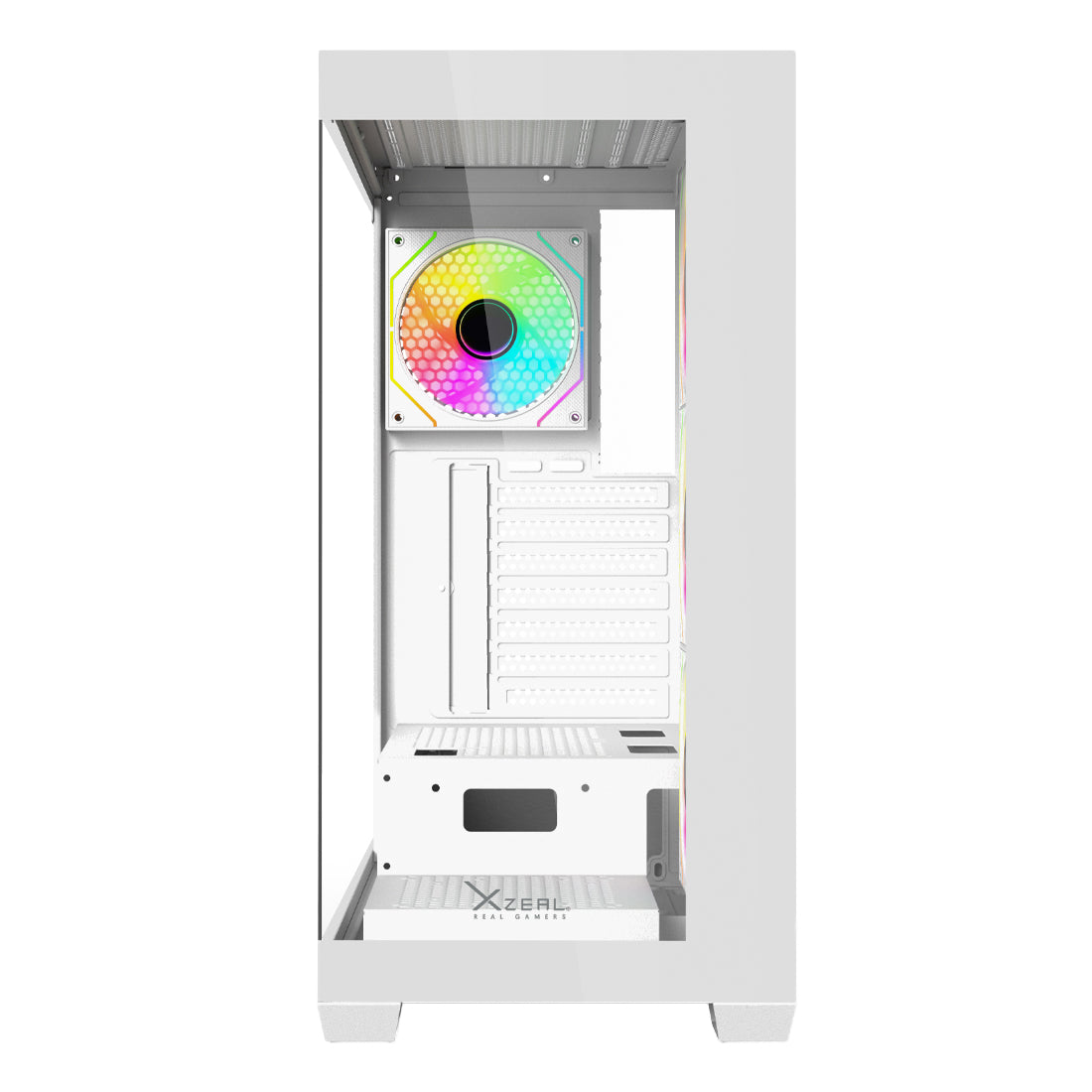 Gabinete Gamer XZ140 ATX Color Blanco