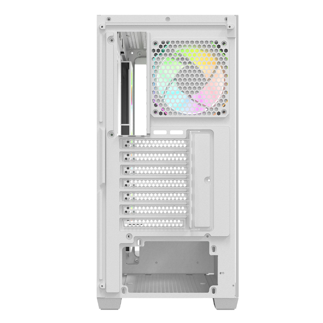 Gabinete Gamer XZ140 ATX Color Blanco
