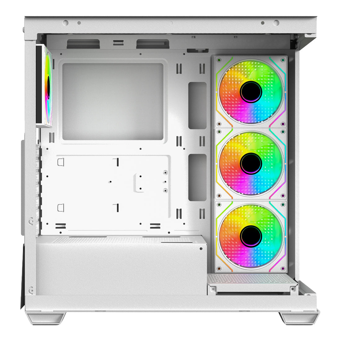 Gabinete Gamer XZ140 ATX Color Blanco