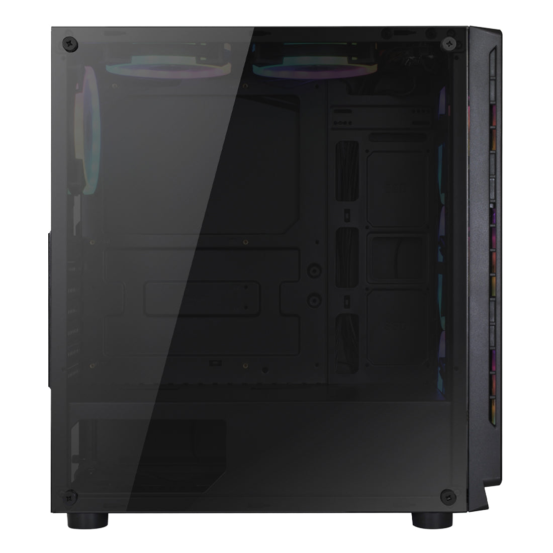 Gabinete Gamer XZ110-1 ATX Color Negro