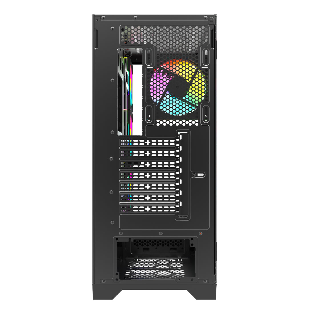 Gabinete Gamer XZ160 EATX Color Negro