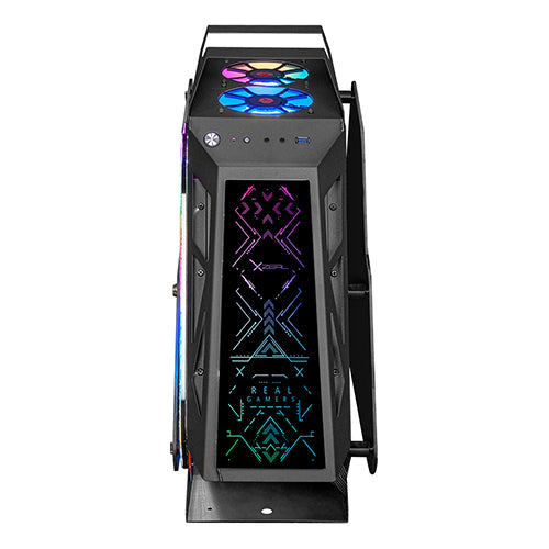 Gabinete Gamer IR02 M-ATX Color Negro