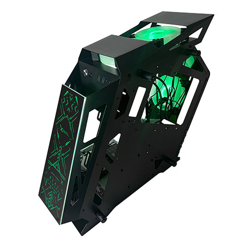 Gabinete Gamer IR02 M-ATX Color Negro