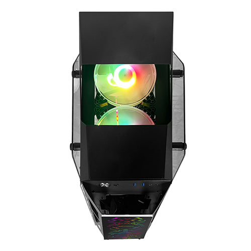Gabinete Gamer IR02 M-ATX Color Negro