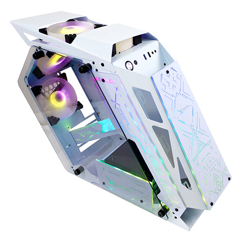 Gabinete Gamer IR02 M-ATX Color Blanco