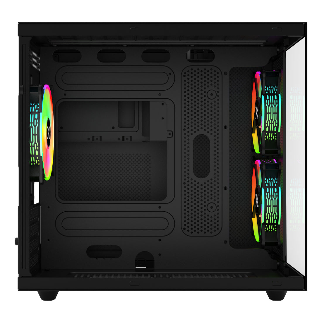 Gabinete Gamer CXi1 M-ATX Color Negro