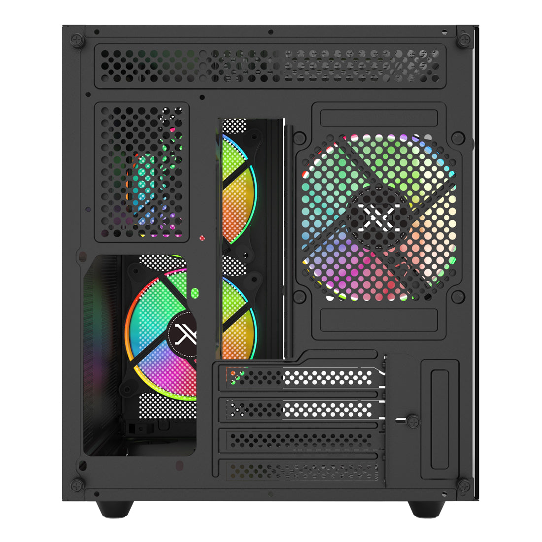 Gabinete Gamer CXi1 M-ATX Color Negro