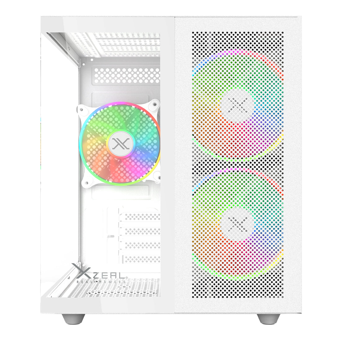 Gabinete Gamer CXi1 M-ATX Color Blanco