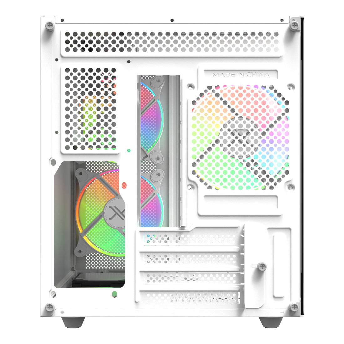 Gabinete Gamer CXi1 M-ATX Color Blanco