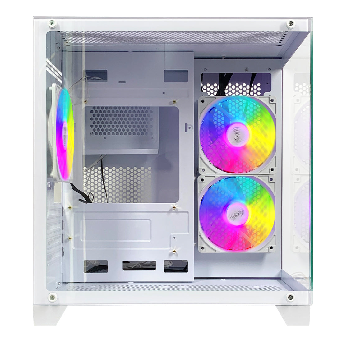 Gabinete Gamer CXi2 M-ATX Color Blanco