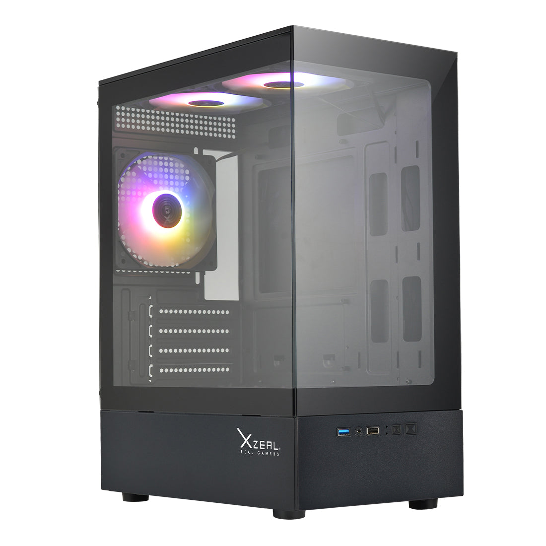 Gabinete Gamer XZY1 M-ATX Color Negro
