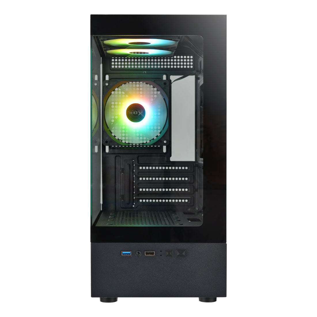 Gabinete Gamer XZY1 M-ATX Color Negro