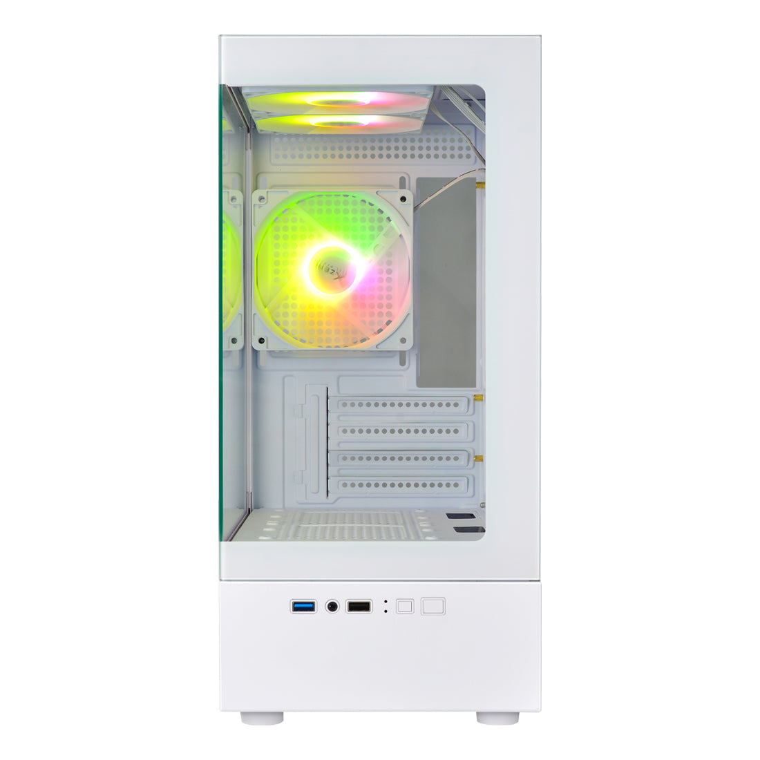 Gabinete Gamer XZY1 M-ATX Color Blanco