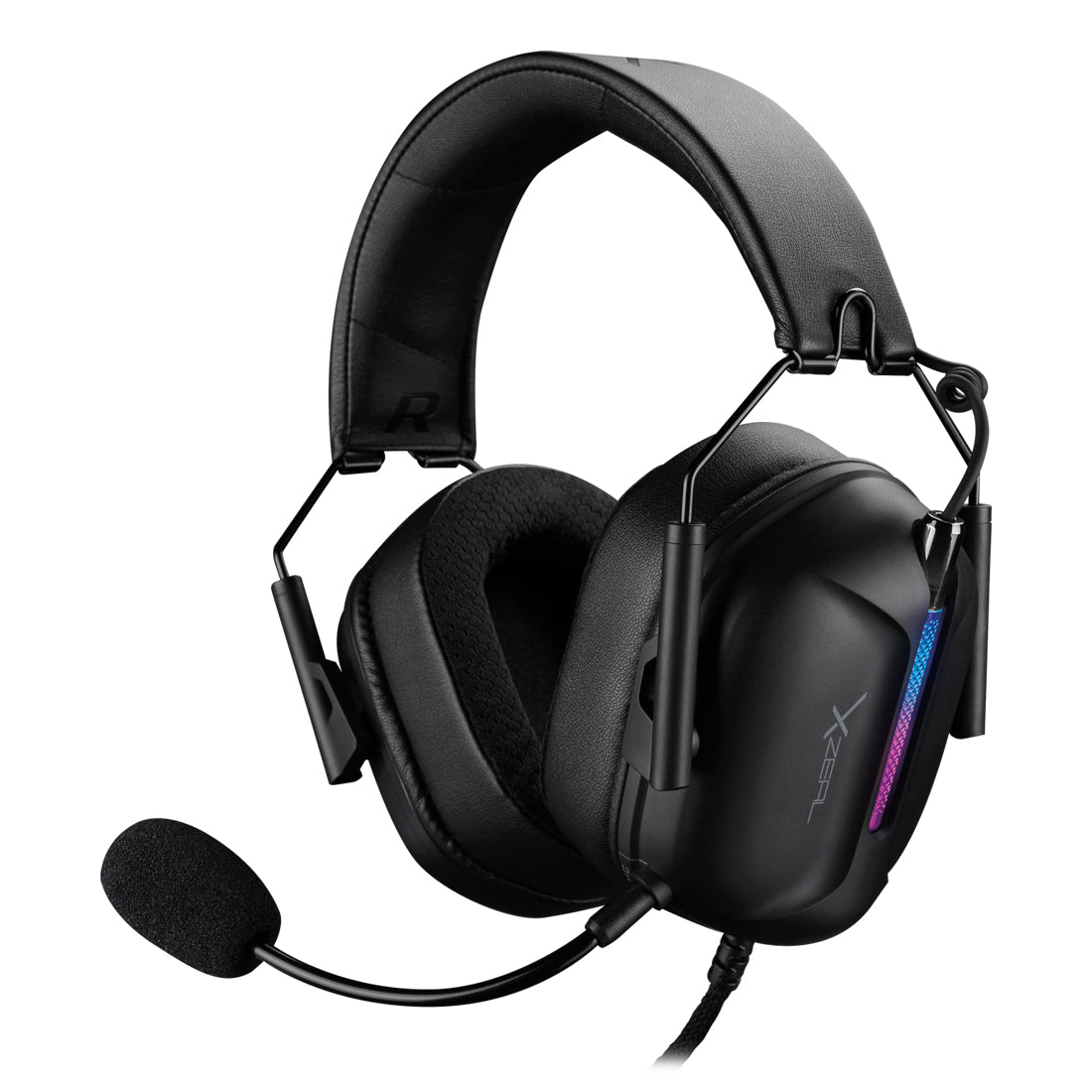 Diadema Alámbrica Negra con RGB