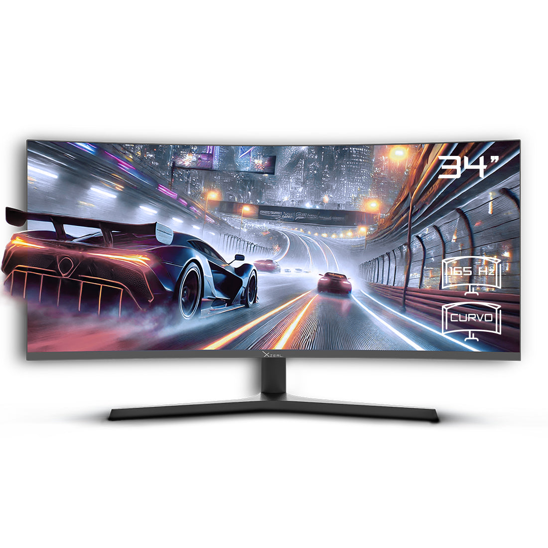 Monitor 34" VA WQHD Curvo