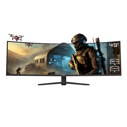 Monitor 49" 120Hz VA 5K Curvo Negro