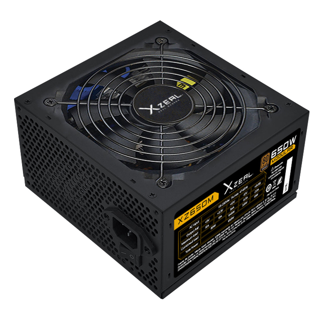Fuente de Poder ATX 650W Modular Color Negro
