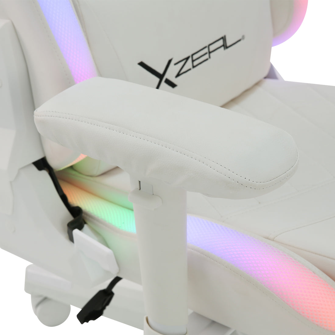 Silla Gamer XZ15 RGB Color Blanco