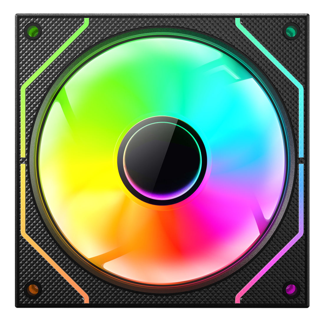 Kit 3 Ventiladores ARGB Color Negro