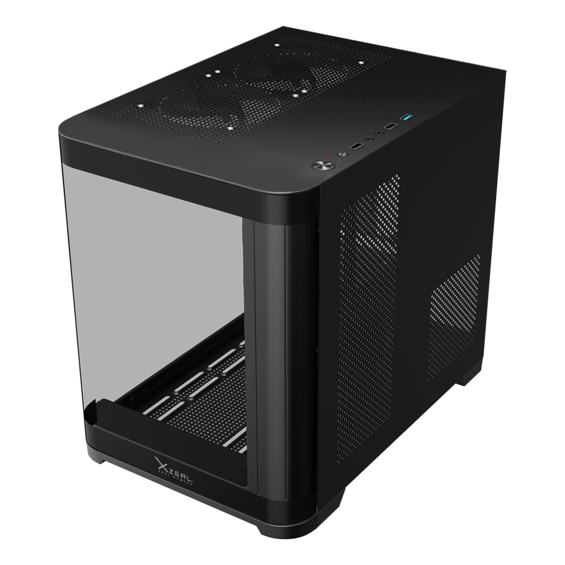 Gabinete Gamer XZC1 M-ATX Color Negro