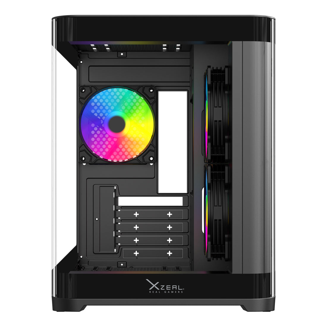 Gabinete Gamer XZC1 M-ATX Color Negro