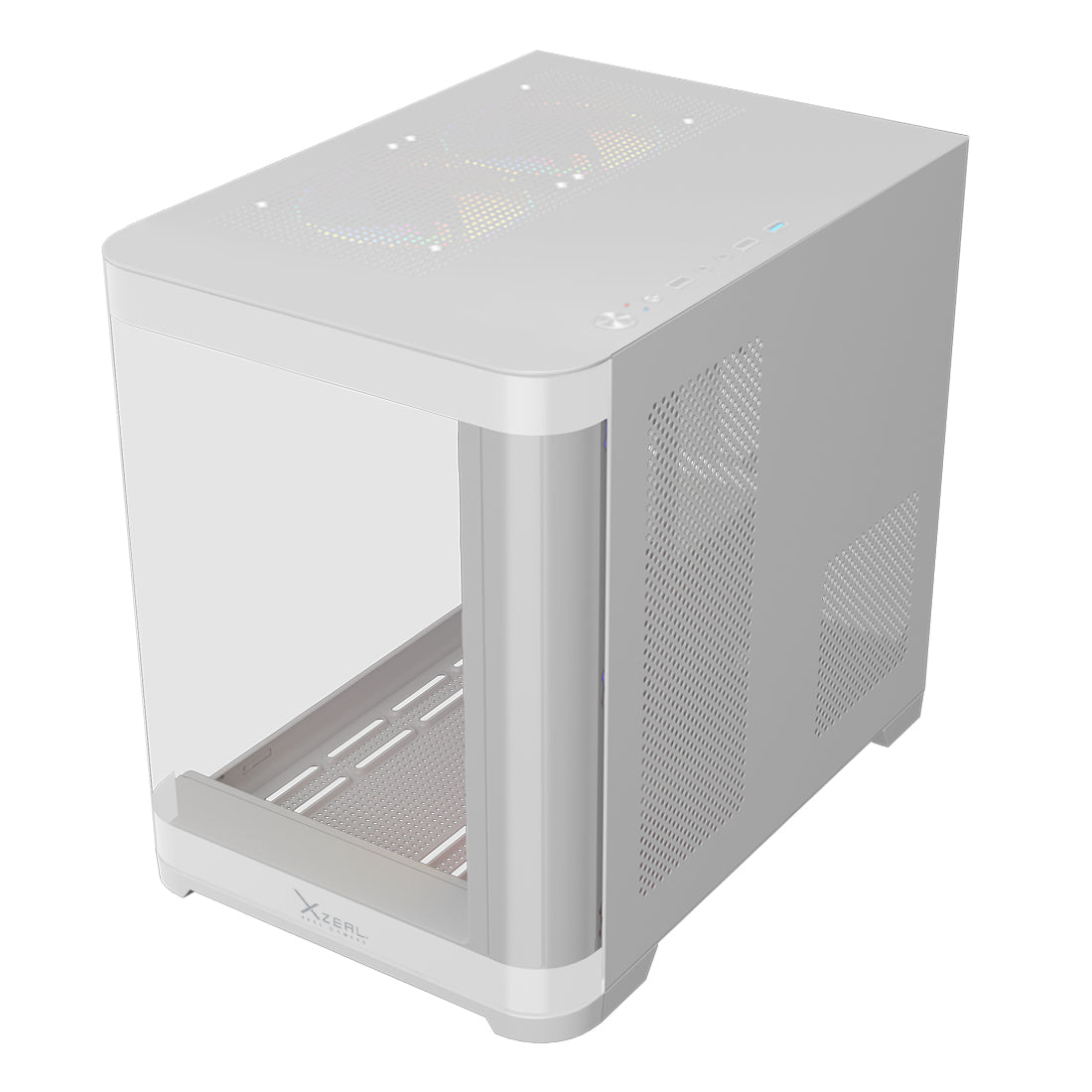 Gabinete Gamer XZC1 M-ATX Color Blanco
