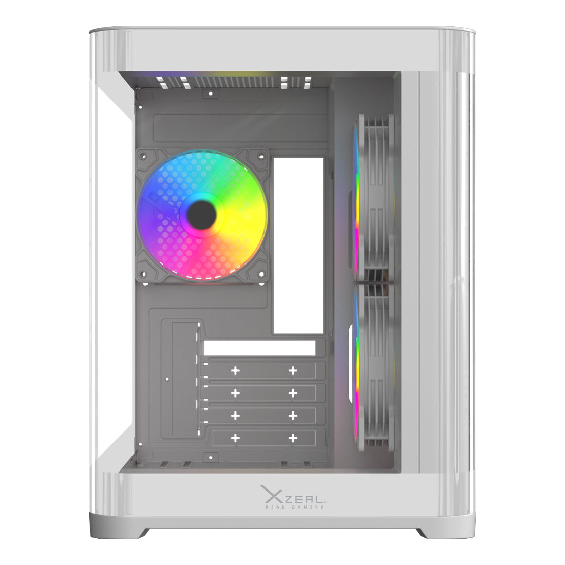 Gabinete Gamer XZC1 M-ATX Color Blanco
